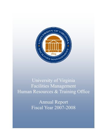 07-08 HR Annual Report Cover.pub - Facilities Management ...