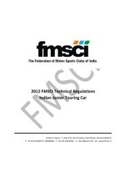 2012 FMSCI Technical Regulations Indian Junior ... - The FMSCI