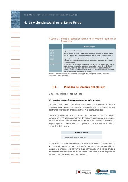 Políticas de fomento de la vivienda de alquiler en Europa - Garraioak