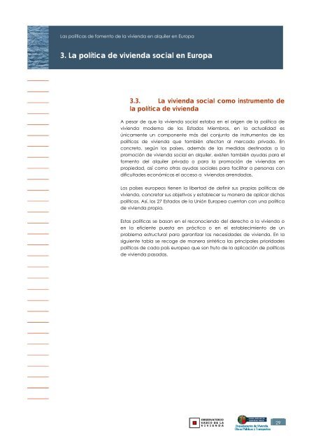 Políticas de fomento de la vivienda de alquiler en Europa - Garraioak