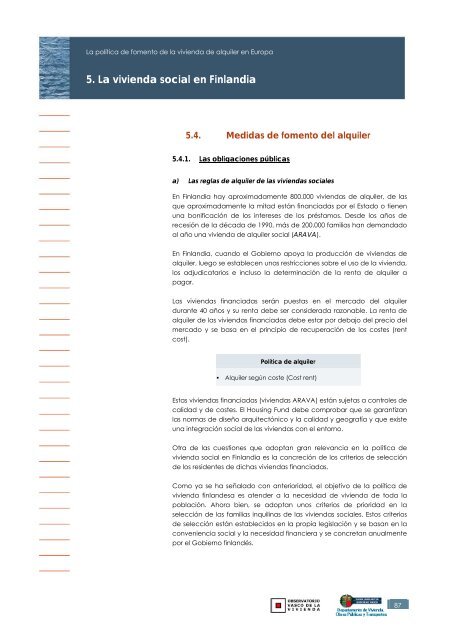 Políticas de fomento de la vivienda de alquiler en Europa - Garraioak