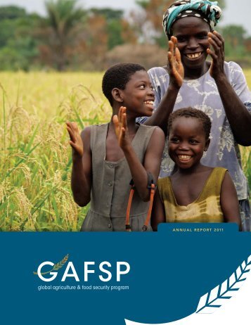 First Annual GAFSP Report