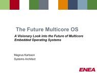 The Future Multicore OS