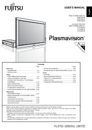 USER'S MANUAL - Fujitsu General UK