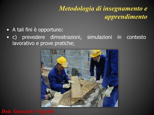 Dott. Giancarlo Negrello - Formazione e Sicurezza