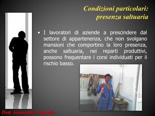 Dott. Giancarlo Negrello - Formazione e Sicurezza