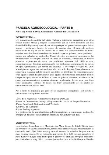 PARCELA AGROECOLOGICA