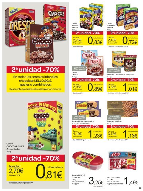 2a unidad -70% - Carrefour España