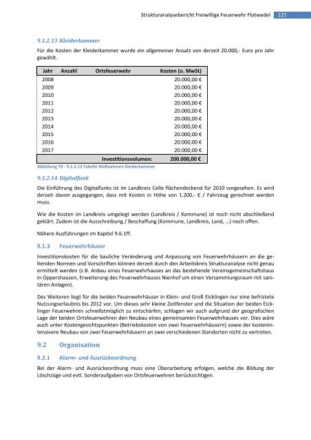 Strukturanalysebericht 2008 - Samtgemeinde Flotwedel