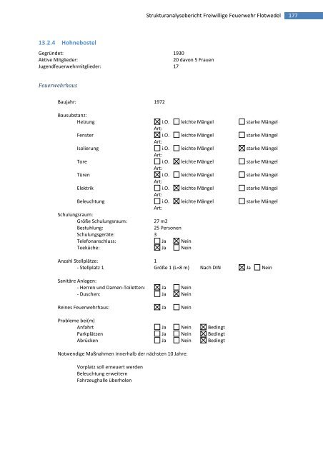 Strukturanalysebericht 2008 - Samtgemeinde Flotwedel