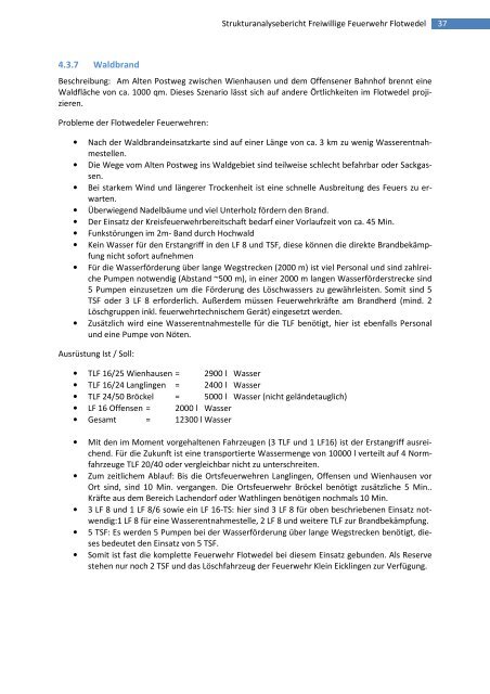 Strukturanalysebericht 2008 - Samtgemeinde Flotwedel