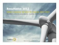 Presentación Resultados 2012 - Gamesa