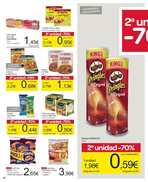 2a unidad -70% - Carrefour