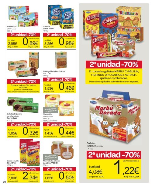 2a unidad -70% - Carrefour