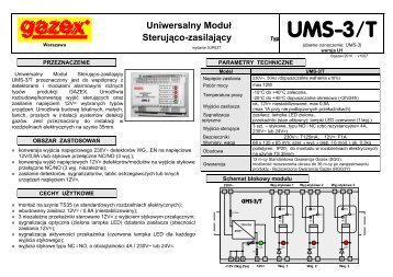 UMS-3/T - Gazex