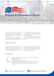 Programa de Treinamento no Exterior - Escola Nacional de Seguros