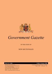 6th January - Government Gazette - NSW Government