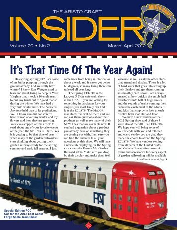 Insider March-April 2012 - G Scale News
