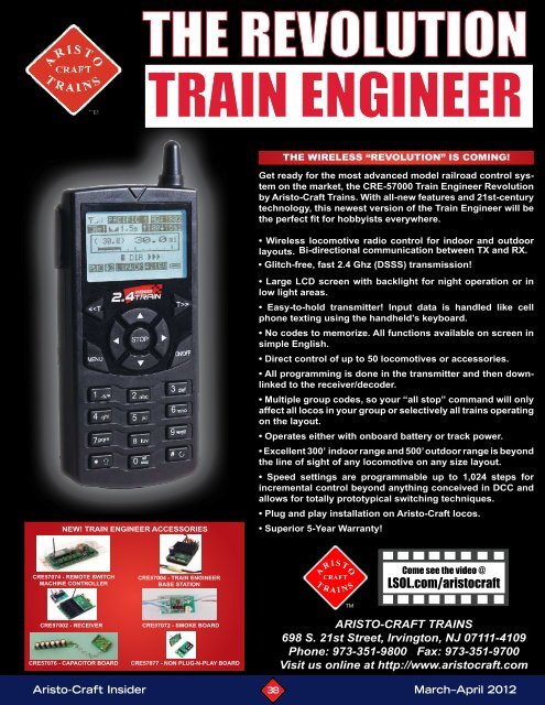 Insider March-April 2012 - G Scale News