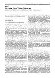 XVII. European Viper Venom Antiserum