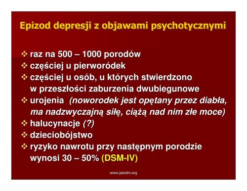 Choroby afektywne i zaburzenia nastroju Choroby ... - Pandm