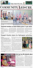 Community & Leisure - Fort Stewart Frontline Online