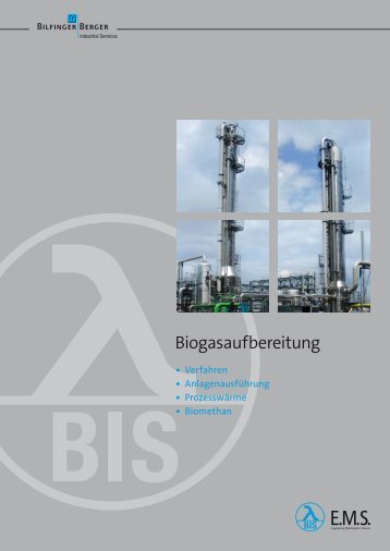 Biogasaufbereitung - EMS