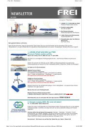 Newsletter Februar 2009 - Frei AG