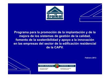 Programa Eraikal - Garraioak - Euskadi.net