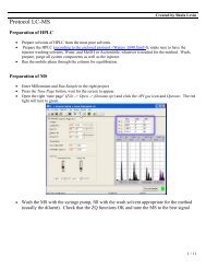 Basic LCMS scan operation - ZQ with Mill 4.0