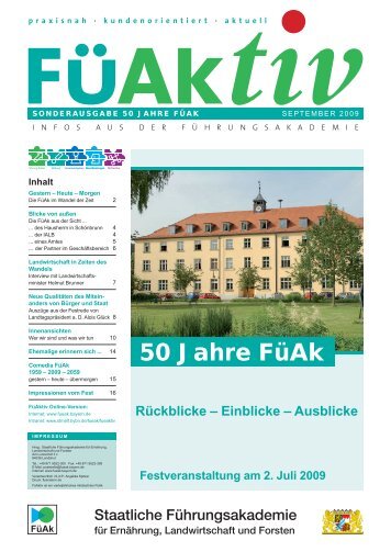 50 Jahre Füak - Staatliche Führungsakademie - Bayern