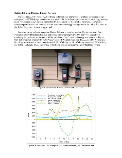 Preliminary Performance Evaluation of a Near Zero Energy Home in ...