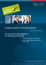 Die neue Hoppenstedt Firmendatenbank - Firmendatenbank von ...