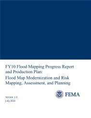 FY10 Flood Mapping Progress Report and Production Plan: Flood ...