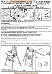 Chaise bébé pliante Ateliers T4