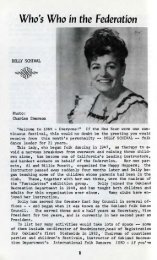 Schiwal, Dolly - Folk Dance Federation of California