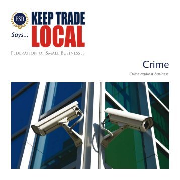 Keep Trade Local Manifesto - Federation of Small Businesses