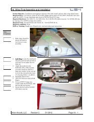 16. Wing Final Installation - Lightning Light Sport Aircraft