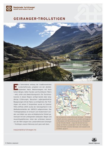 Trollstigen, pdf zum Download. - Nasjonale turistveger