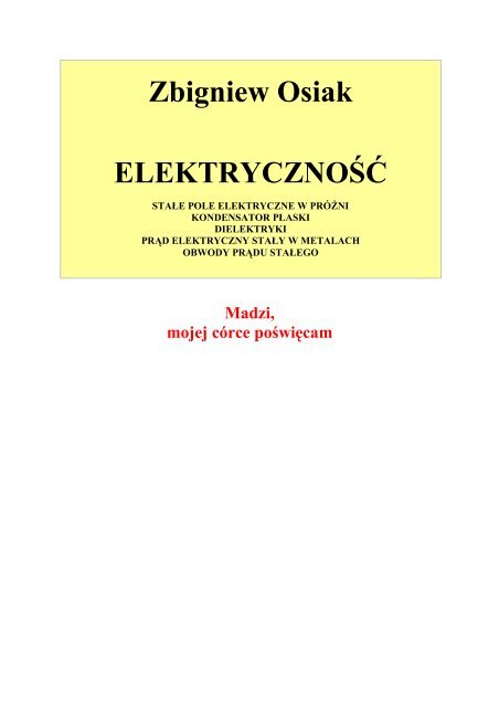 Zbigniew Osiak ELEKTRYCZNOŚĆ - Gandalf