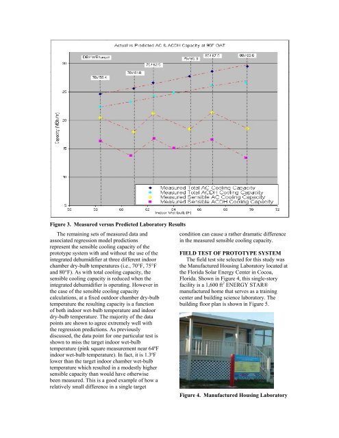 Case Study of an Innovative HVAC System with Integral Dehumidifier