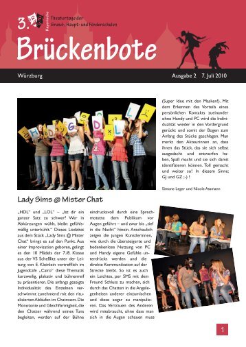 Brückenbote Ausgabe 2 - 7. Juli 2010 - Franz-Oberthür-Schule