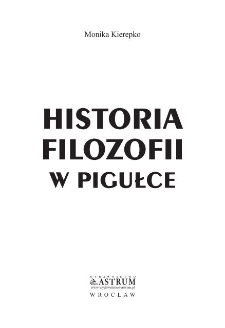 HISTORIA FILOZOFII - Gandalf