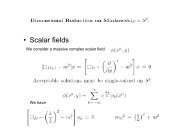 ? Scalar fields