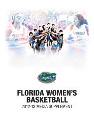 2012-13 Media Supplement - GatorZone.com