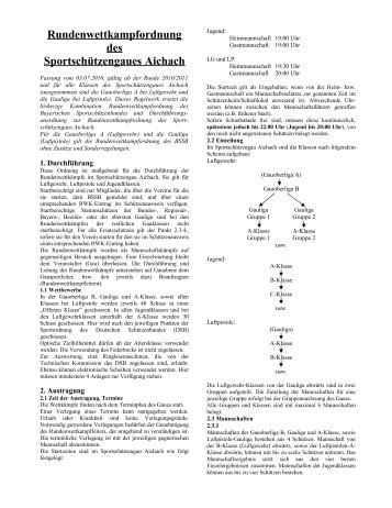 Rundenwettkampfordnung des Sportschützengaues Aichach (pdf)