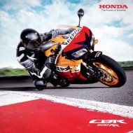 CBR600RR (PDF, 3.1 MB) - Honda