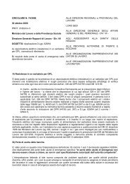 CIRCOLARE n 74/2000 - C.R. ENEA Frascati