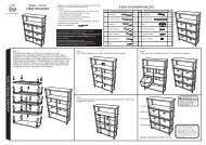 assemb l y instructions parts and hardware list - Fourstari.com