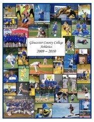 2009-10 Yearbook Available Now! - Gloucester County College